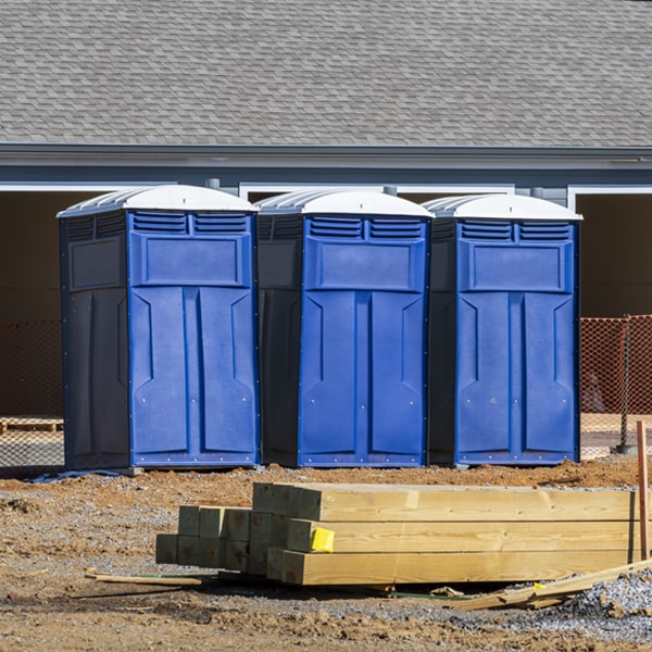 are there any additional fees associated with portable restroom delivery and pickup in Garden